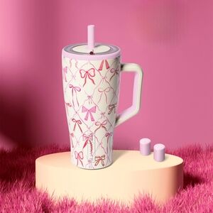 ✨ NWT BrüMate Era 30oz Bows 🎀 Limited Edition + Matching Straw Caps – Sold Out